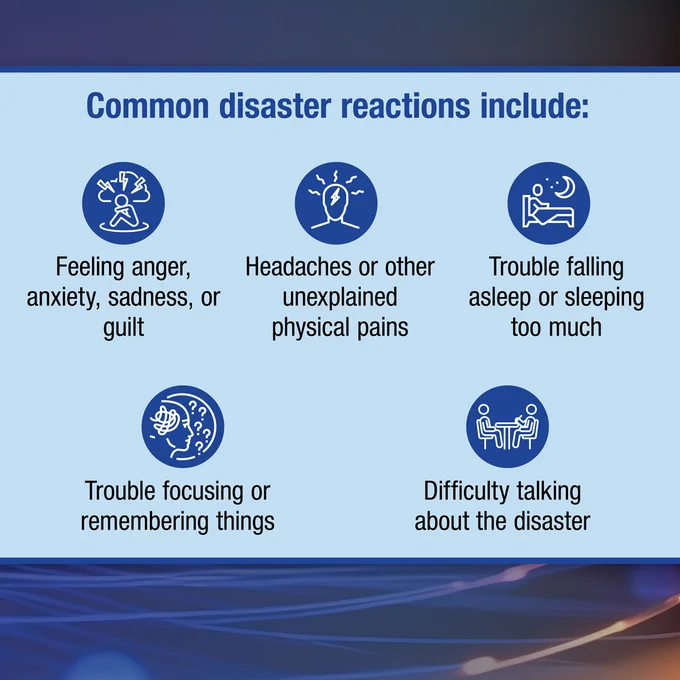 Common disaster reactions