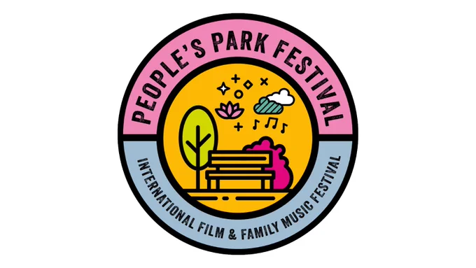 Logo: People's Park Festival, International Film & Family Music Festival.