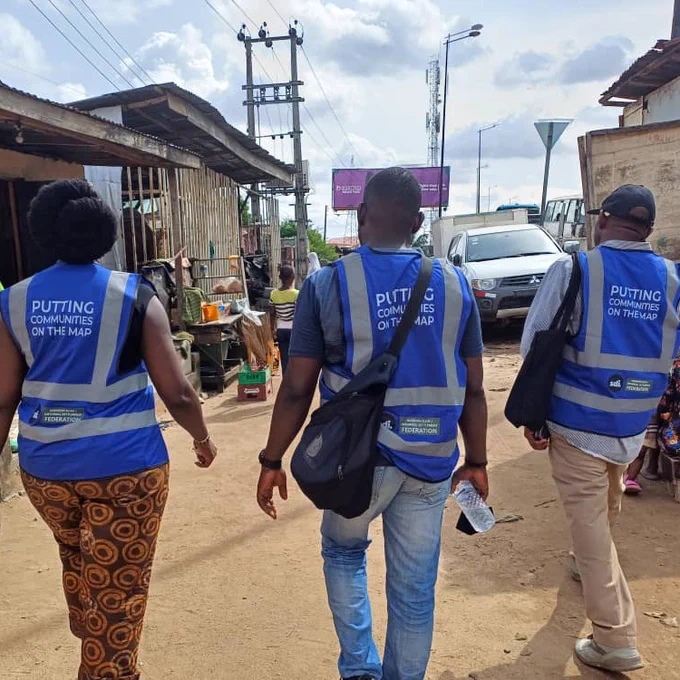 Partners in Lagos conducting mapping in the field.