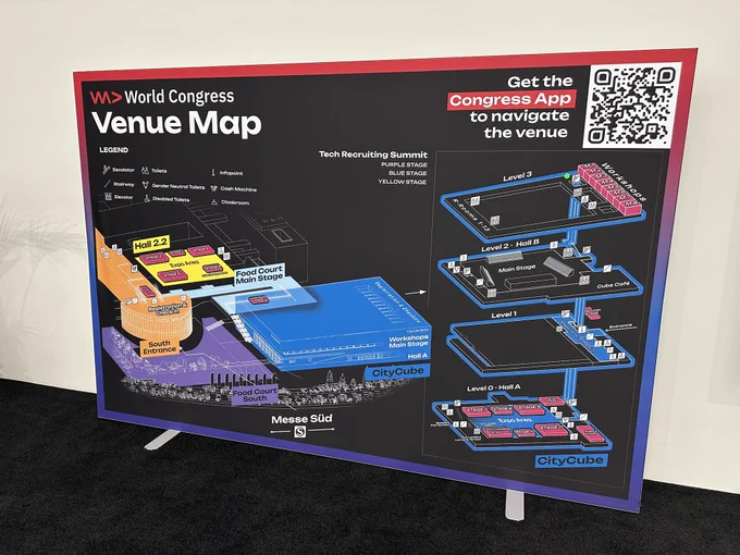 Floor plan of we are developers conference 2024