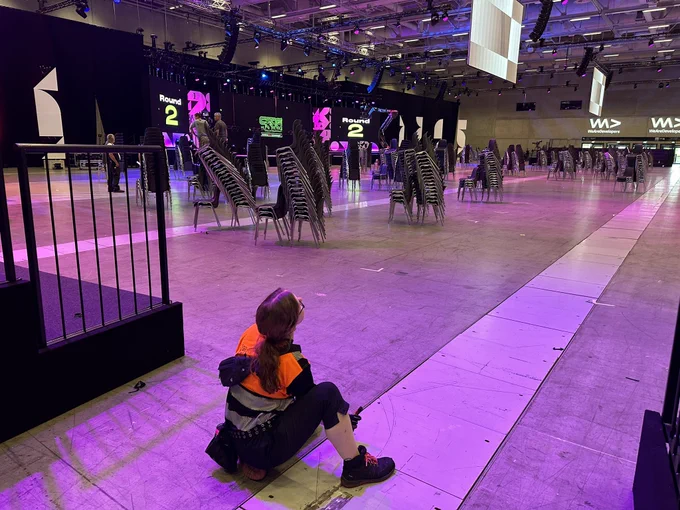 Main stage of venue of we are developers conference 2024