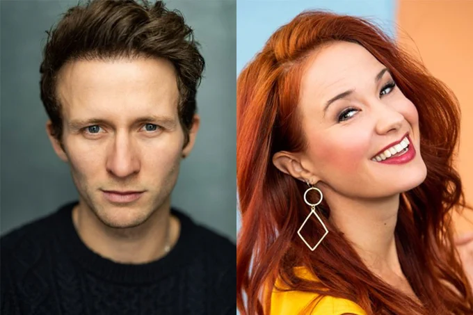 Headshots of Joel Harper-Jackson and Sierra Boggess