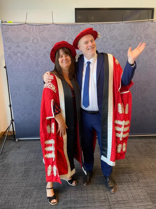 Sara Moggridge and Dr Ben Calvert