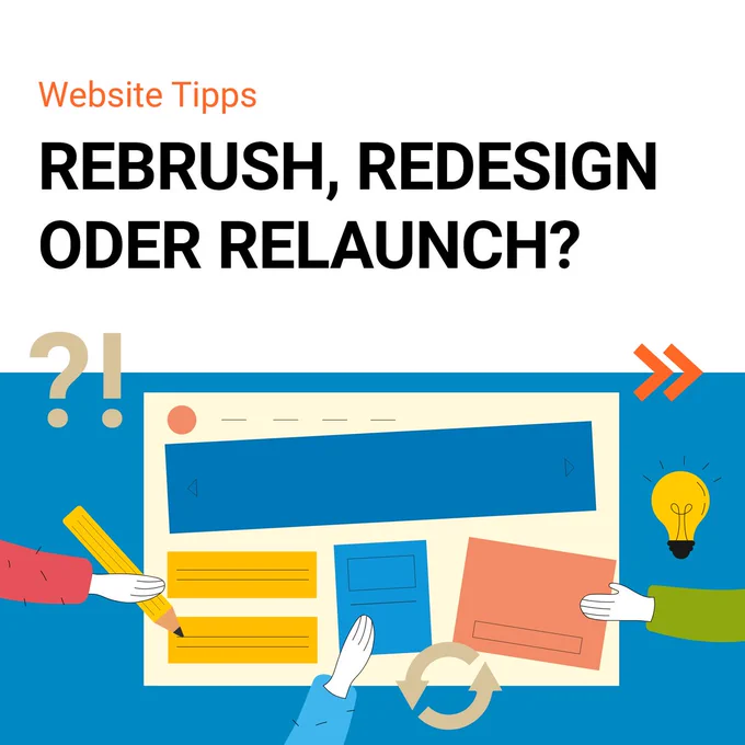Illustration von einer Website Oberfläche mit Werkzeugen.  
