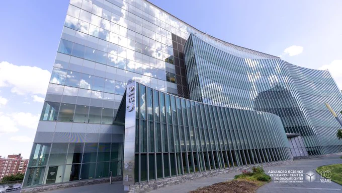 A photo of the CUNY ASRC's exterior