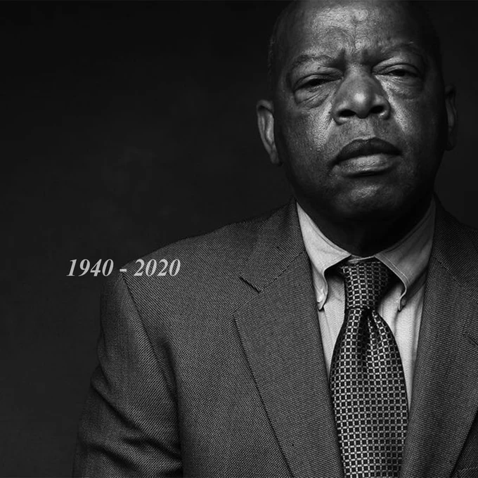 Photo of Congressman John Lewis. 1940-2020.