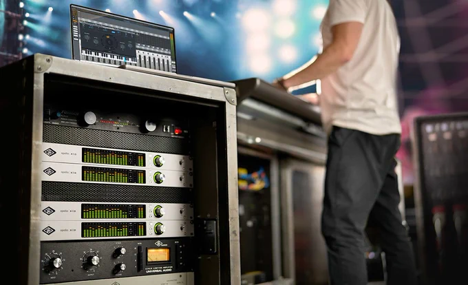 Universal Audio Introduces Apollo x16D Thunderbolt Audio Interface with Dante Networked UAD Processing
Read More https://audioxpress.com/news/universal-audio-introduces-apollo-x16d-thunderbolt-audio-interface-with-dante-networked-uad-processing

Universal Audio seems to have hit the sweet spot with the announcement of the latest audio interface in their Apollo series. Designed for live sound venues and networked recording studios, the new Apollo x16D Thunderbolt Audio Interface with Dante combines the brand's recognized sound quality and expansion for up to 64 channels of realtime UAD plug‑in processing over networked audio, plus support for immersive audio mixing such as for Dolby Atmos.
#AudioInterfaces  #networkedaudioprocessor  #liveperformance  