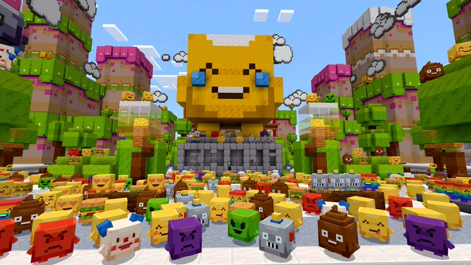 Emoji pets in Minecraft