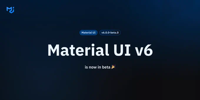 Material UI vg is now in beta!