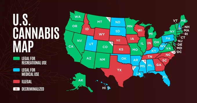22 states have already legalized recreational marijuana use.
