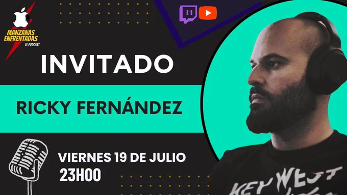 Mel invitado del 225 es el gran Ricky Fernández, el viernes a las 23h. España. 🇪🇸