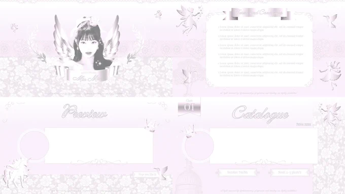 ‧₊˚🖇️✩ Price:
- 120k *dp 60k, sisa dp 60k
- ⁠Bisa full pay/dp 50%
- ⁠Pelunasan dp max 3 hari.

‧₊˚🖇️✩ You will get:
1. Cover
2. ⁠Terms and conditions
3. ⁠Preview layout
4. ⁠Katalog layout
5. ⁠Ready stocks isi 6 layout (bisa dirombak sepuasnya)
6. ⁠Price list (bisa dirombak sepuasnya)
7. ⁠Loyalty card (yg sudah diisi)
8. ⁠Loyalty card (kosongan)
9. ⁠⁠QR deco 
10. ⁠Music Box (bisa dirombak sepuasnya & ganti music)

‧₊˚🖇️✩ Terms and conditions
1. Format canva pro only.
2. ⁠Boleh dp 50%, pelunasan paling lambat 3 hari, lebih dari itu maka dp akan hangus.
3. ⁠Payment only avail: spay, dana, neo bank & bank bni
4. ⁠Tidak boleh menjual kembali template set up dalam bentuk template.
5. ⁠Boleh mengedit/merombak/menambah/mengurangi slide template sesuai selera.
6. ⁠Boleh mengubah ukuran template secara mandiri.
7. ⁠Boleh tanya-tanya sepuasnya, tapi tidak menyediakan video tutorial.