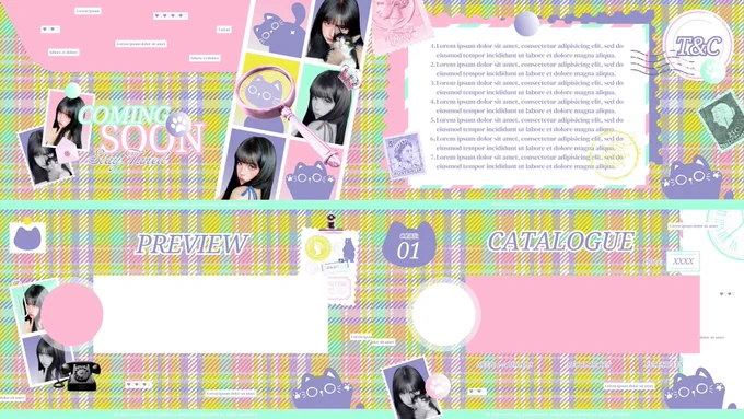 ‧₊˚🖇️✩ Price:
- 130k *dp 65k, sisa dp 65k
- ⁠Bisa full pay/dp 50%
- ⁠Pelunasan dp max 3 hari.

‧₊˚🖇️✩ You will get:
1. Cover
2. ⁠Terms and conditions
3. ⁠Preview layout
4. ⁠Katalog layout
5. ⁠Ready stocks isi 6 layout (bisa dirombak sepuasnya)
6. ⁠Price list (bisa dirombak sepuasnya)
7. ⁠Loyalty card (yg sudah diisi)
8. ⁠Loyalty card (kosongan)
9. ⁠⁠QR deco 
10. ⁠Music Box (bisa dirombak sepuasnya & ganti music)

‧₊˚🖇️✩ Terms and conditions
1. Format canva pro only.
2. ⁠Boleh dp 50%, pelunasan paling lambat 3 hari, lebih dari itu maka dp akan hangus.
3. ⁠Payment only avail: spay, dana, neo bank & bank bni
4. ⁠Tidak boleh menjual kembali template set up dalam bentuk template.
5. ⁠Boleh mengedit/merombak/menambah/mengurangi slide template sesuai selera.
6. ⁠Boleh mengubah ukuran template secara mandiri.
7. ⁠Boleh tanya-tanya sepuasnya, tapi tidak menyediakan video tutorial.