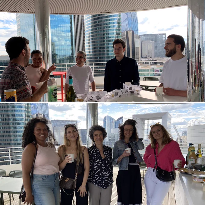 🎉 La Fabrik de Paris La Défense à célébré sur le Roof top du campus la fin de la pré-incubation de certains groupes de projets. ! 🎉

Nous avons eu l'honneur de clôturer cette année avec un afterwork avec nos entrepreneurs talentueux. 🌟

Un grand merci à tous nos incubés pour leur passion, leur détermination et leurs idées innovantes. Votre énergie et votre créativité sont une véritable source d'inspiration pour nous tous.

👉 Rejoignez-nous dans cette aventure où le partage, la créativité et l'innovation sont à l'honneur !   d'infos :
https://www.esce.fr/incubation/

#LaFabrikParisLaDéfense #OmnesEducation #InnovationÉducative #Entrepreneuriat #ESCE
