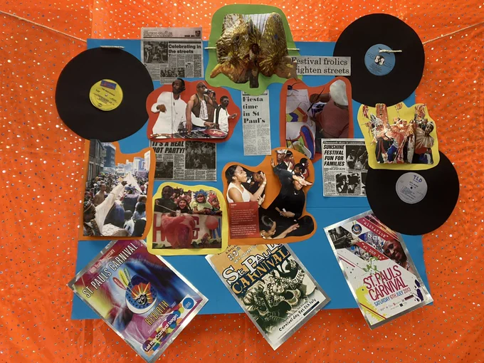 Collage of photographs and images relating to St Paul’s Carnival