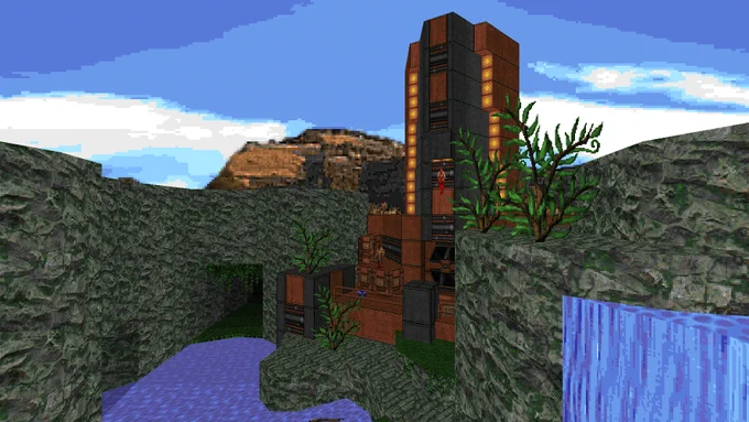 Screenshot from Tetanus - the latest free Add-on for DOOM & DOOM II.