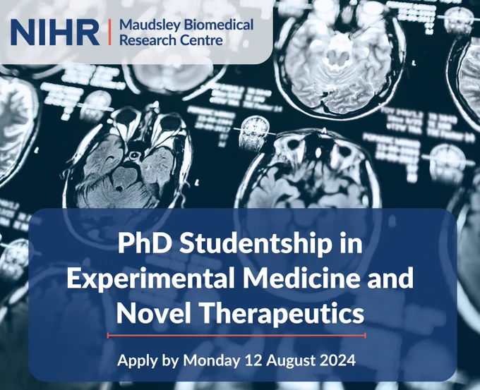 PhD Studentship in Experimental Medicine and Novel Therapeutics

