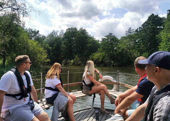 People on boat