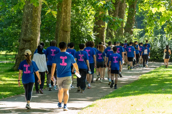 People walking