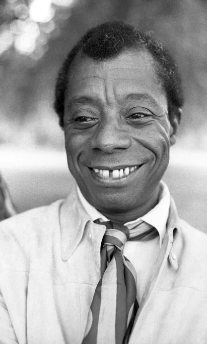 Photo of James Baldwin.