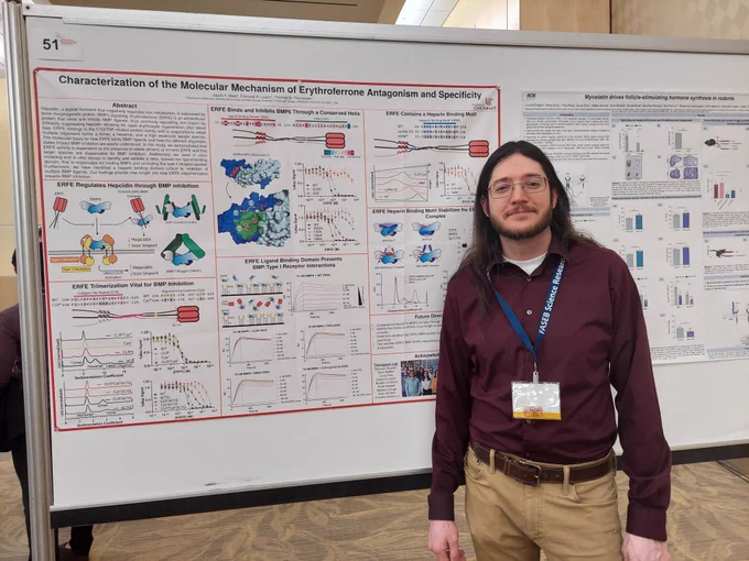 Jacob's poster "Characterization of the Molecular Mechanism of Erythroferrone Antagonism and Specificity"