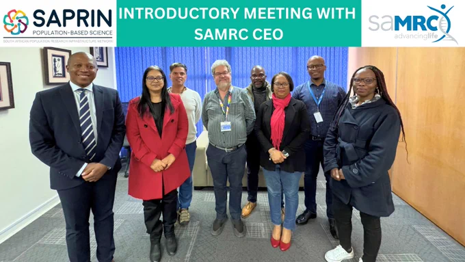 The new SAMRC CEO and President Professor Ntobeko Ntusi had an introductory meeting with SAPRIN. 