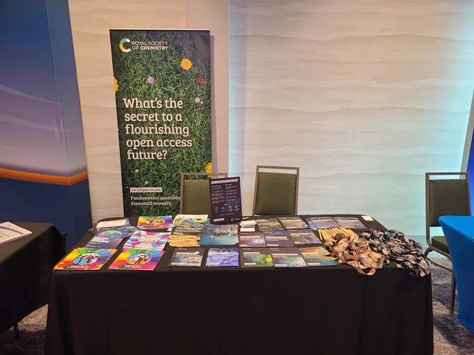Photo of RSC exhibition stand at ICCC24.