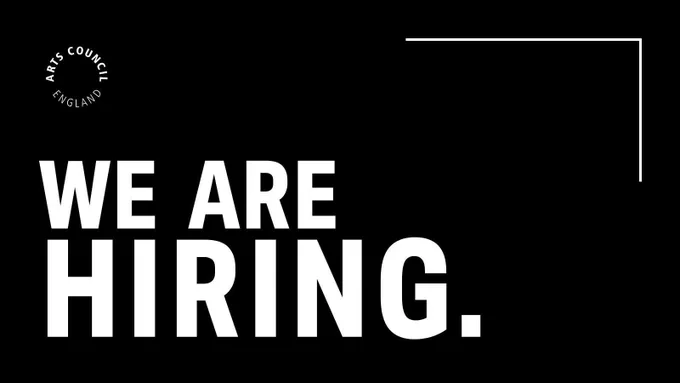 Text that reads 'we are hiring'