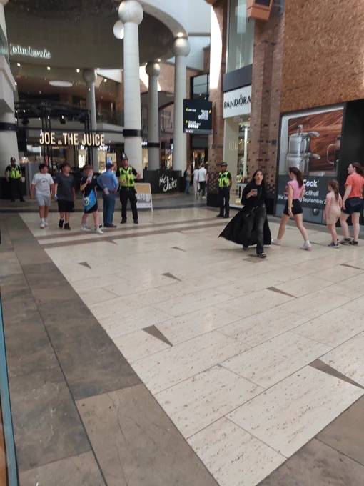 Project Servator officers in Touchwood Solihull