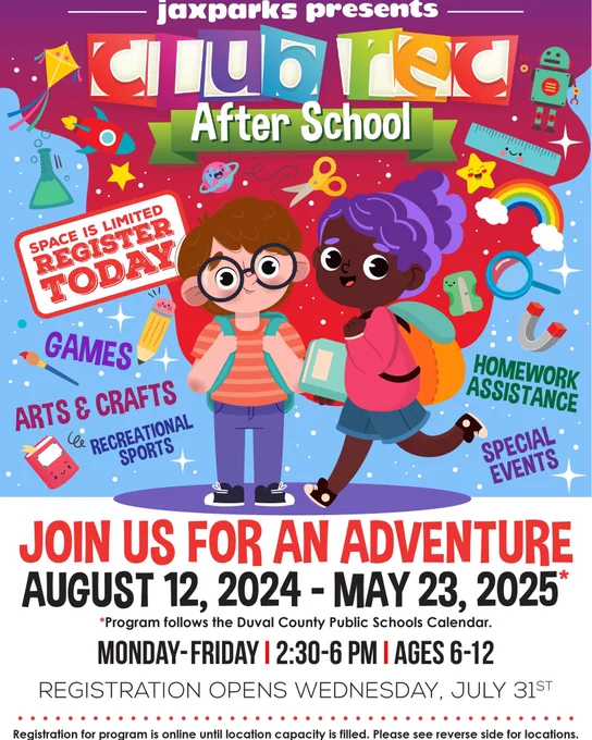 club rec afterschool join us for an adventure august 12 to may 23 monday to friday 230 to 6pm ages 6 to 12 registration opens july 31