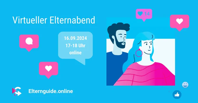 Virtueller Elternabend am 16.09.2024. 17 bis 18 Uhr, online. 
