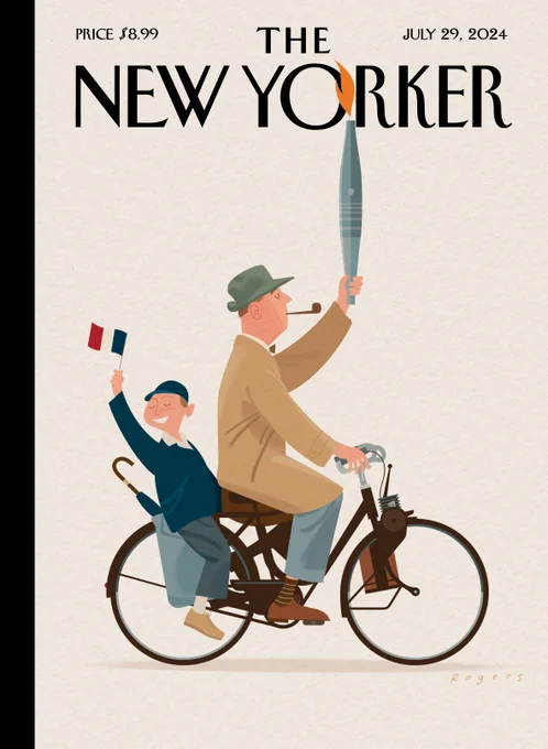 The cover for the July 29, 2024 issue of The New Yorker.