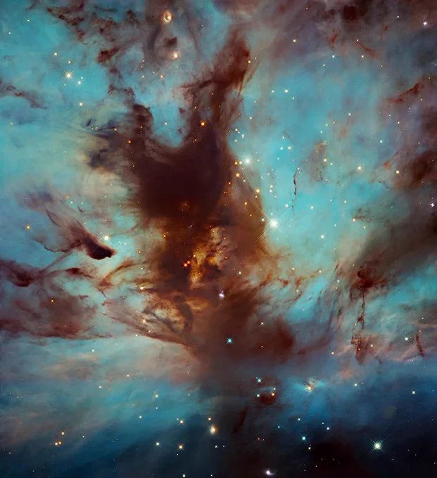 Image of the Flame Nebula as captured by NASA, ESA, and N. Da Rio (University of Virginia) and processed by Gladys Kober of NASA and the Catholic University of America. Used for decoration. 