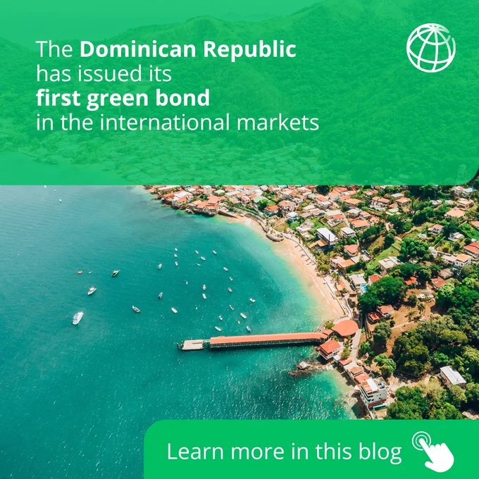 The Dominican Republic has issued its first green bond in the international markets