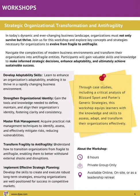 Strategic Organizational Transformation
