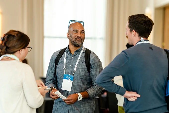 Three Tessitura users in discussion at TLCC