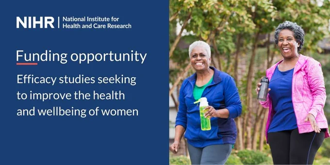 Funding opportunity: Efficacy studies seeking to improve the health and wellbeing of women