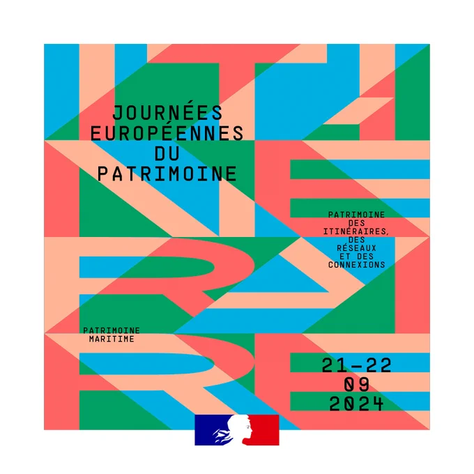 Affiche Journées européennes du patrimoine 2024