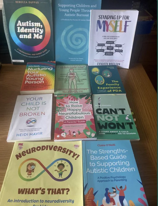 Selection of books by: Rebecca Duffus, Viv Dawes, Evaleen Whelton, CAthy Wassell, Kelly Mahler, Eliza Fricker, Heidi Mavir, Katy Elphinstone, Claire O'Neil, Nadine Arthur. 