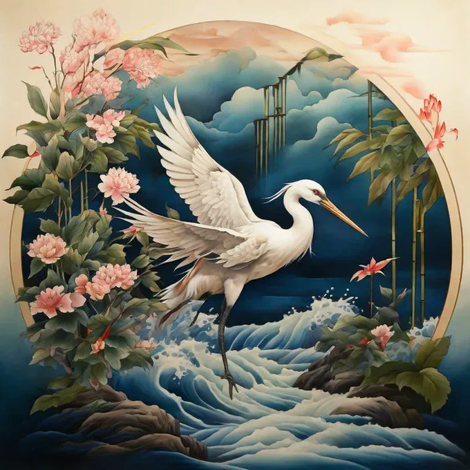 Japanese inspired tattoo design