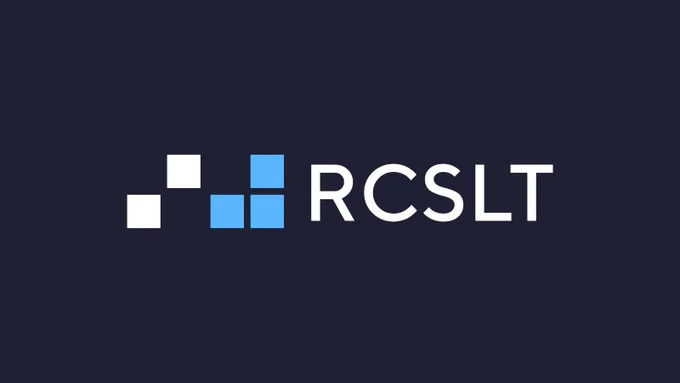 The RCSLT logo on a dark blue background featuring light blue and white square boxes with RCSLT in white text form accompanying the boxes. 