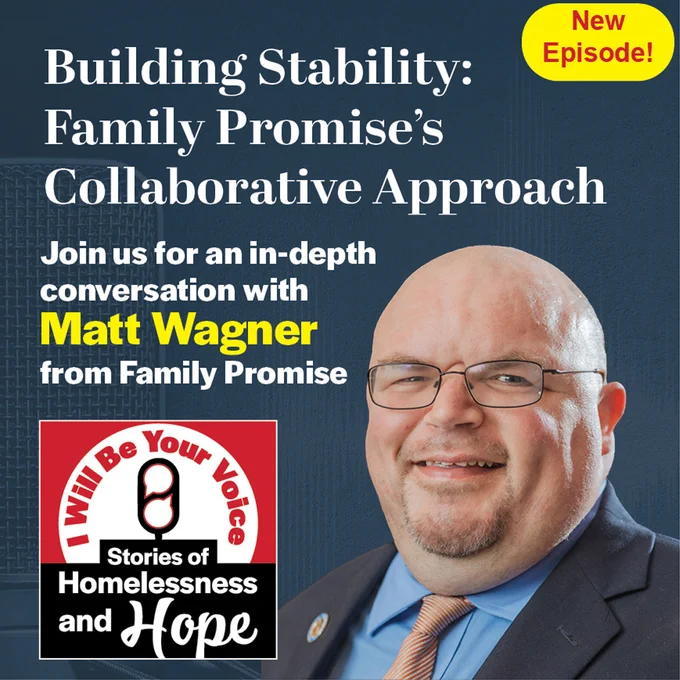 headshot of podcast guest Matt Wagner for Building Stability: Family Promise's Collaborative Approach
