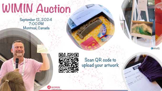WIMIN Art Auction at WMIC2024 in Montreal