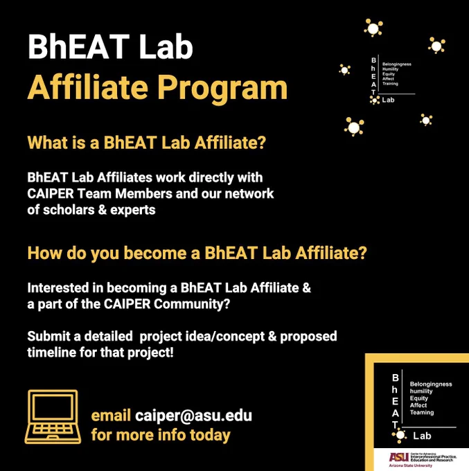 CAIPER BhEAT Lab Affiliate Program