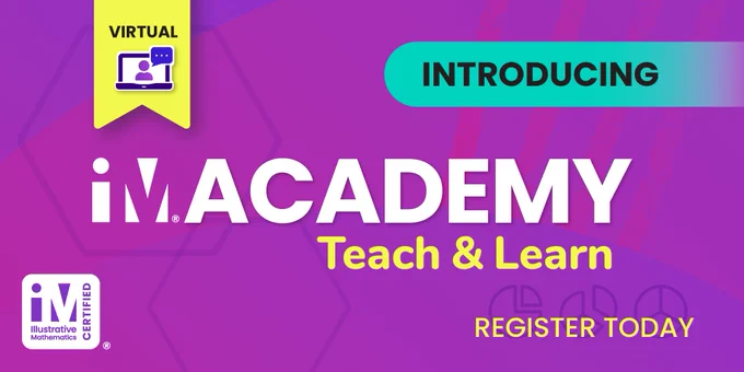 Did you miss our last IM Academy Teach & Learn sessions? No problem!

We have more sessions for K-5, 6-8, and 6-12 coming up through the end of July and into September. Join us to enhance your teaching skills and make this school year incredible! 📚✏️

Learn more & register now: https://www.eventbrite.com/o/illustrative-mathematics-86983853393

#IMAcademy #IMProfessionalLearning #LearnWithIM
