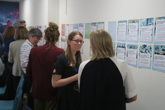 Participants in a TRUUD workshop