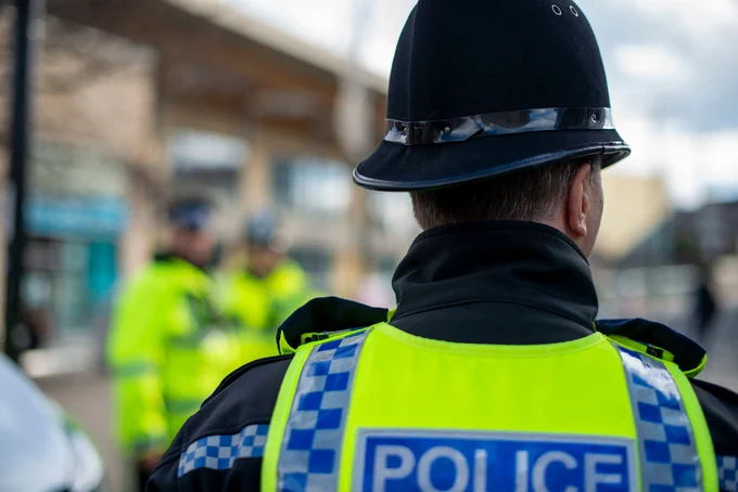 An image of a Northumbria Police officer. 