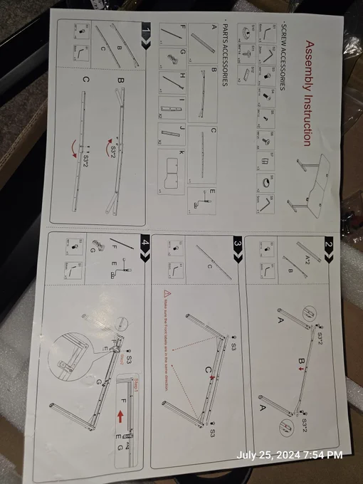 The instructions 