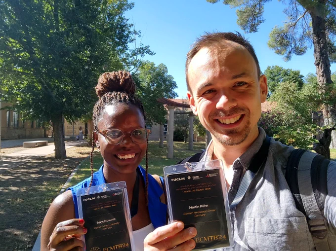 Two MONID members at the conference in sunny Toledo