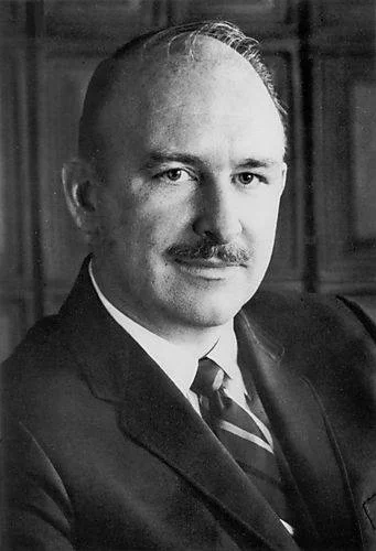 Black and white photo portrait of Dr. George Chambers.